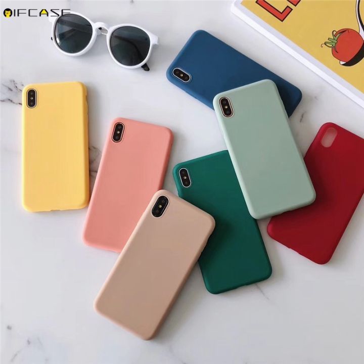 Samsung%20Galaxy%20S7%20S6%20edge%20Phone%20Case%20Candy%20Color%20Colorful%20Plain%20Matte%20Fresh%20Simple%20Cute%20Solid%20Color%20Soft%20Silicone%20TPU%20Case%20Cover%20-%20Image%204