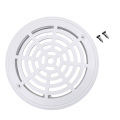 20cm Main Drain Pool Anti Vortex Sump Grill /Cover with Screws. 