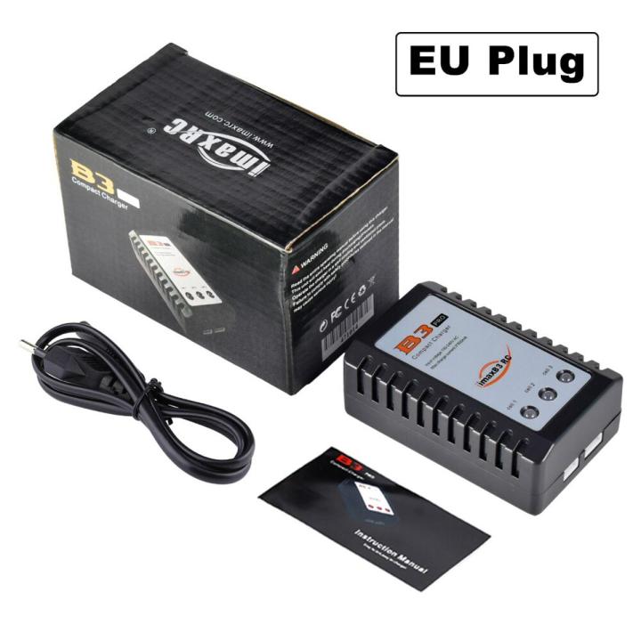 IMAX B3 Pro RC Compact Charger AC 2S 3S Lipo Battery Adapter 7.4V 11.1V Fast Balance Charger + US Power Supply
