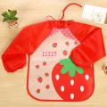 Little Moon Cute Animals Bib Cartoon Baby Bibs Waterproof Colorful Children Full Sleeve Bibs Children Apron Long Sleeve Feeding Bibs. 