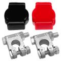 Top Post  Terminal-1 x positive terminal
1 x negative terminal
2 x terminal covers-black & red. 