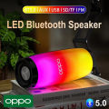 【COD+Original+Ready stock】new OPPO ABS Party Professional Rgb Light Portable Blue Tooth Wireless Speakers. 