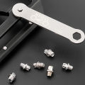 Bike Pedal Screws Easy Installation Bright Color Bike Pedal Screws Pins Bolts. 