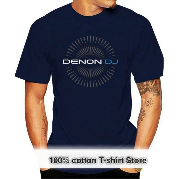Men T Shirt Youth Denon Dj Party House Techno Music New From Us Printed Graphic Man Tops Black Fashion Women