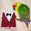 Bird Costume Soft Grid Print Parrot Shirt. 