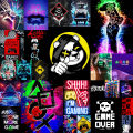 Gaming Posters of your choice 40 Cards 4x6 For Wall Decor - Gaming Room. 
