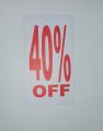 Pack of 10    40% OFF  Sticker  Self Adhesive Label. 