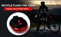 2x Laser + 5x LED Rear Flashing Lamp (Bicycle Lane Light), cycle led back light| back light| laser light for cycle |cycle light in good price|  Bicycle Laser Beam Rear Tail Light _ Safety Bicycle Rear Lamp waterproof |. 