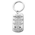 Fashion Letter Husband Wife Girlfriend Boyfriend Tag Pendant Necklace Keychain. 