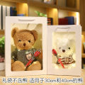 Teddy Bear Plush Toy Doll Sweater Bear Pillow Ragdoll Wedding Grab Birthday Gift Gift Box. 