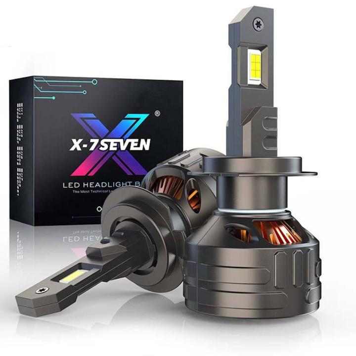 H4 - X-7Seven Kronos Series LED Headlights High/Low Beam - 6500k Colour - USA - One Year Warranty