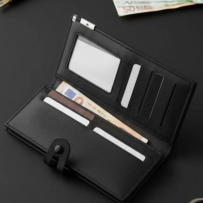 Yuandeli%20Men%E2%80%99s%20Long%20PU%20Leather%20Wallet%20%7C%20Slim%20Business%20Card%20Holder%20%7C%20Multi-Card%20Bifold%20Purse%20for%20Men%20-%20Image%205