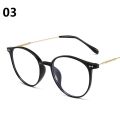 5 Colors Trendy Transparent Round Frames Anti Blue Light Glasses/ Men/Women Metal Frame Reading Plain Glasses Nearsighted Eyewear. 