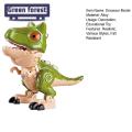 Green forest Deformation Robot Toy Tyrannosaurus Rex Robot Transforming Dinosaur Model. 