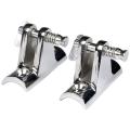 Boat Bimini Top Deck Hinges Fitting Concave Base Harare with Removable Pins Pair Of 2. 