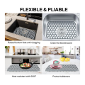 JAERBEE Silicone Sink Protectors for Kitchen, Folding Non-Slip Sink Mat Grid for Bottom of Stainless Steel Porcelain Sink 1Pcs. 