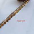 Sequins Lace (8 Yards) | Fancy Sequins Border Lace for Clothes  Fancy Dupatta Border Lace. 