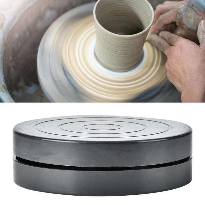 Plastic Turntable Pottery Clay Sculpture Tool Flexible Rotation 11.5cm / 17.8cm