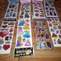 Mini Puffy Stickers Sheet for Kids  Art # SS-Stat-03. 