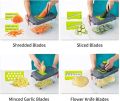 22 in 1 Vegetable Slicer Chopper Vegetable Cutter with 13 Blades, with Container Cutter Egg Slicer Cheese Grater Veggie Dicer And Onion Mincer Chopper. 