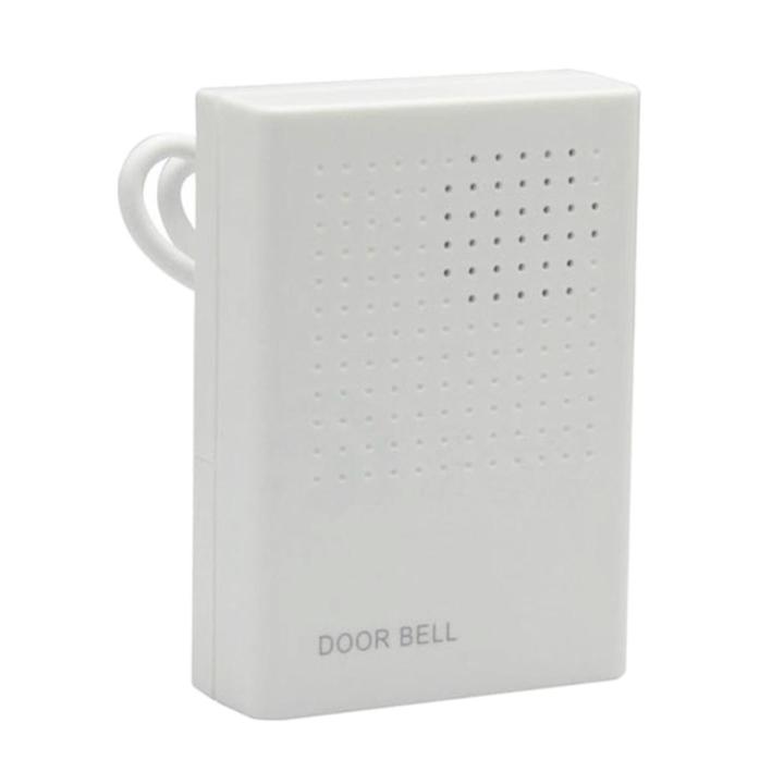 12V Wired Doorbell With Ding-Dong Sound – Small Wall-Mount Access Control Chime For Office, Home & Hotel Security
