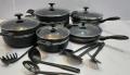 Prestige Non Stick Cookware 16 Pieces Set Made in England. 