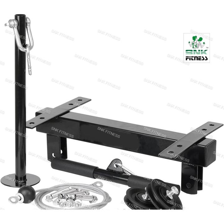 Body building Ceiling Mounted Pulley Cable Machine - Ideal For Lat & Tricep Pull Downs, Tricep Extensions & Cable Machine Exercises - The Best Home Gym, Ceiling Gym, Home Gym Made Of Heavy Duty Metal