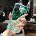 For OPPO A16 / OPPO A54 4G Back Cover Luxury Bling Shining Gold Foil Girls Cases Space Glitter Stars Soft Silicone Mobile Phone Protective Case. 