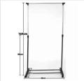 Mobile Clothes Rack Single Rail. 