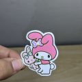 25/50pcs Sanriro sticker pack hello kitty kuromi my melody aesthetic cute coquette journals guitar skateboard etc. 