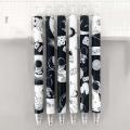 Cute Black Press Pen 0.5mm Gel Pen Office Stationary Student Pen. 