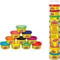 Play-Dough 10pcs Party Pack Tube - Play Doh for kids - Colourful Play Dough - Educational Art Clay Play Dough Play D. 