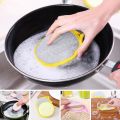 Double Sides Dishwashing Sponge Pan Pot Dish Bowl Cleaning Sponge Pad Household Kitchen Accessories Geschirr Schwamm Decontamination Oily Magic Absorption Pad. 
