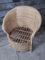 Cane Chairs/ Cane Furniture Chair With Caution Seat. 