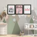 Set of 3, Kids Room Frames, Wall Hanging Frames for Kids Room Decoration, Kids Room Wall Decoration - Raqeeq KF15. 