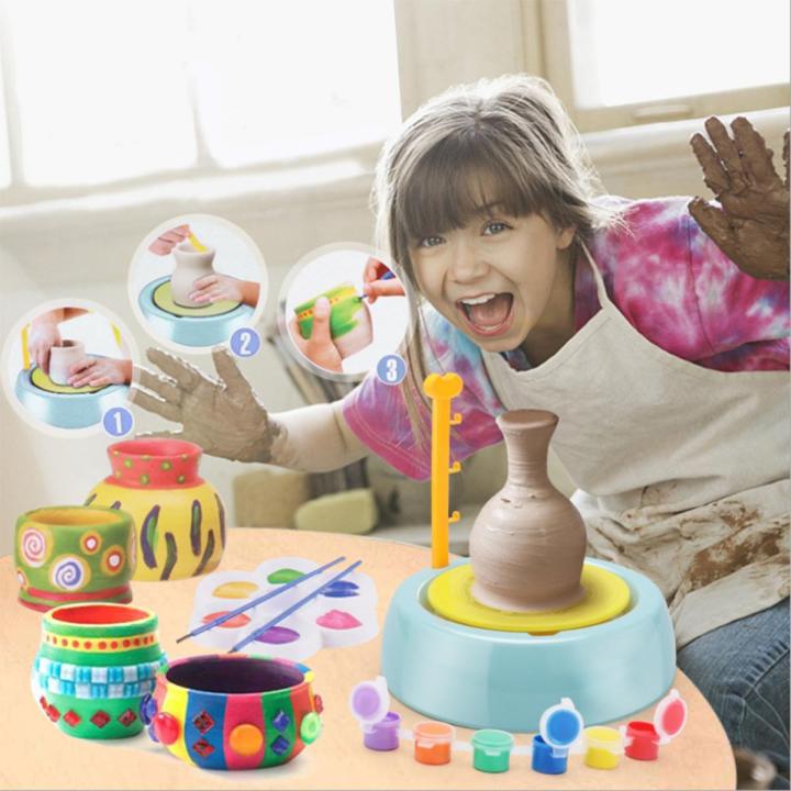 Pottery Wheel for Kids, Do Art Pottery Studio, Arts and Crafts for