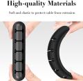 Cable Clips, INCHOR Cable Organizer Cord Holder for Desk, Charging Cable Holder Cord Clips, Nightstand Cord Organizer Cable Management Wire Clip ( 5,  Slots). 