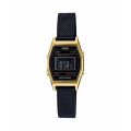 Casio Vintage Youth Black Dial With Black Mesh Bracelet Women's Watch - LA690WEMB-1BDF. 