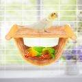 Zymal Store handmade Winter Warm Bird Nest Bed Hanging Hammock Snuggle Hut Parrot House Tent Toy Bird Cage Perch for Parakeet Budgies Cockatiels Lovebird Cockatoo Finch. 
