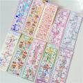 SKYSONIC BOBO Flora Full Set Series Decorative Stickers Kawaii Bear Rabbit Korean Sticker Journal Junk Agenda Stationery Suppli. 