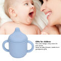 Toddler Training Cup, Silicone Spill Free Cup Spout Lid Safe for Toddlers for Daily. 