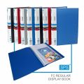 Pocket File (FC) 10, 20, 30, 40, 60, 80, 100 Pockets| Clear Book Pocket | Pocket Display Book |File Folder for Protecting Documents Certificates degrees Assorted Colors (1Pcs). 