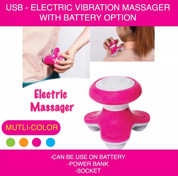 Mini Hand Portable Electric Massager_Vibrator for Women Ladies Girls Hot Shapper Tummy Trimmer Sauna Belt Bras Body Relaxtion Machine Flawless Waist Trimmer