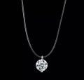 pendants white colouer silver chain. 