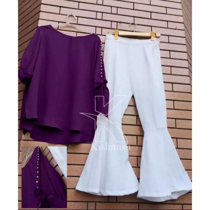 Trouser shirt for girls