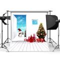 7x5ft Christmas Tree Snowman Photography Backdrop Studio Background Photoprop. 