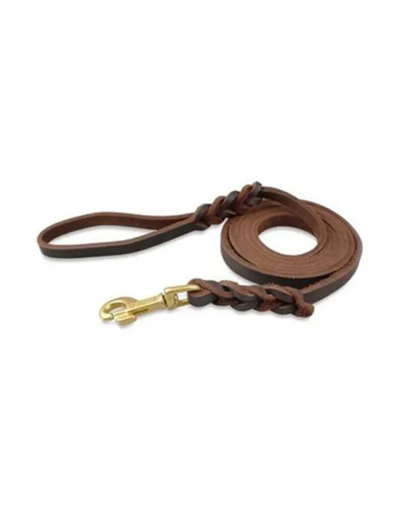 Genuine%20Leather%20Leash%2012%20Feet%20%C3%A2%E2%82%AC%E2%80%9C%20For%20Dog%20-%20Image%202