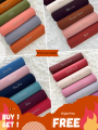 24pc , 12pc , 6pc  4pc , 1pc Custom Scarf Set – Plain Chiffon Scarves, Solid Color Hijabs, Islamic Wrap Shawl, Plain Shawl Hijab, Premium Chiffon Hijab Set for Modest Wear. 