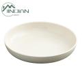 Plastic Plates Microwave Safe Dishwasher Safe Unbreakable Dinner Plates. 
