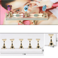 OUMERY 3X Magnetic Acrylic Manicure Tools Nail Practice Hand Nail Exercises Pedestal Nail Supplies Nail Tips Display Stand. 